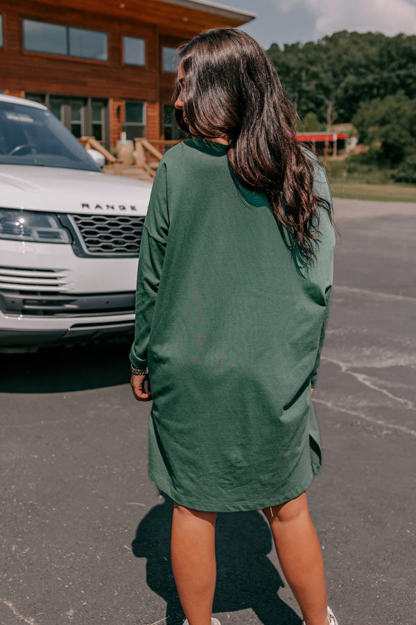 Bright Green T Shirt Dress Always There for You T-Shirt Dress in Light Hunter Green Bright Green T Shirt Dress Always There for You T-Shirt Dress in Light Hunter Green