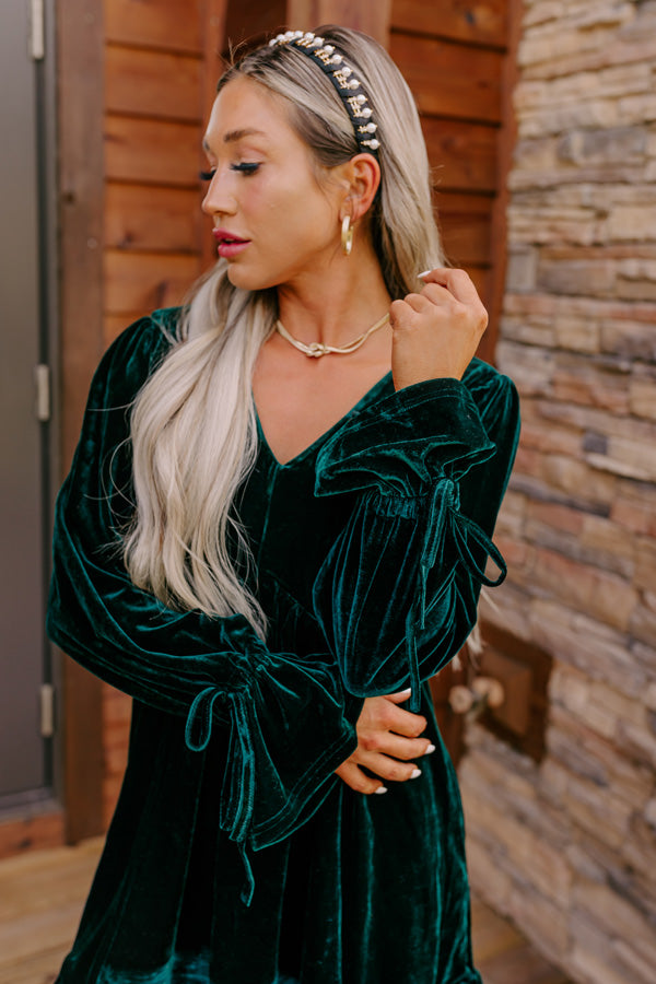 Lost In A Novel Velvet Mini Dress In Hunter Green Impressions Online Boutique Lost In A Novel Velvet Mini Dress In Hunter Green Impressions Online Boutique
