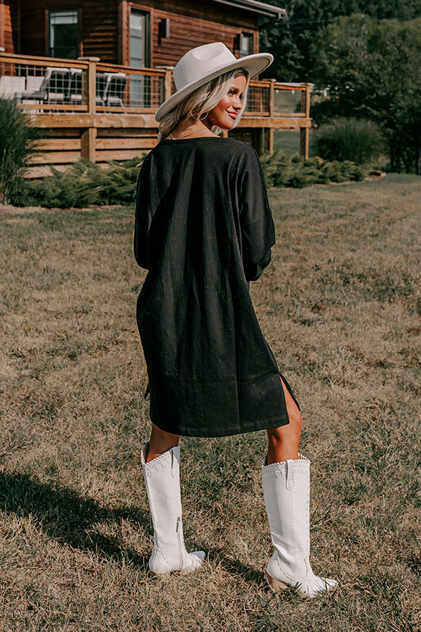 Always There For You T-Shirt Dress In Black M / Black Always There For You T-Shirt Dress In Black M / Black