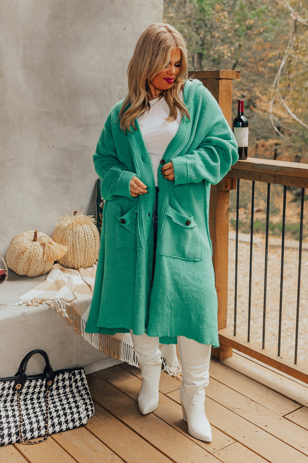 Teal duster outlet cardigan