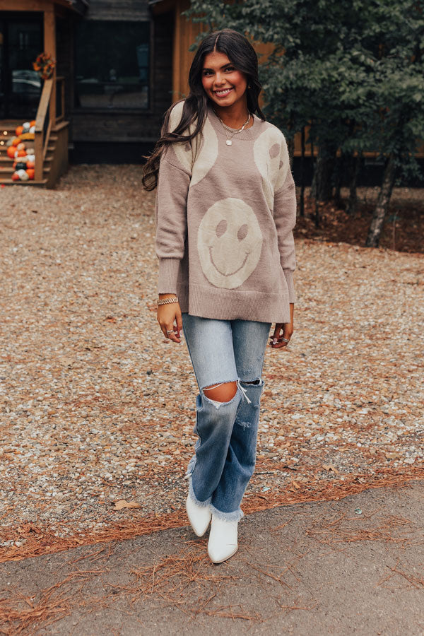 Radiant Smile Knit Sweater