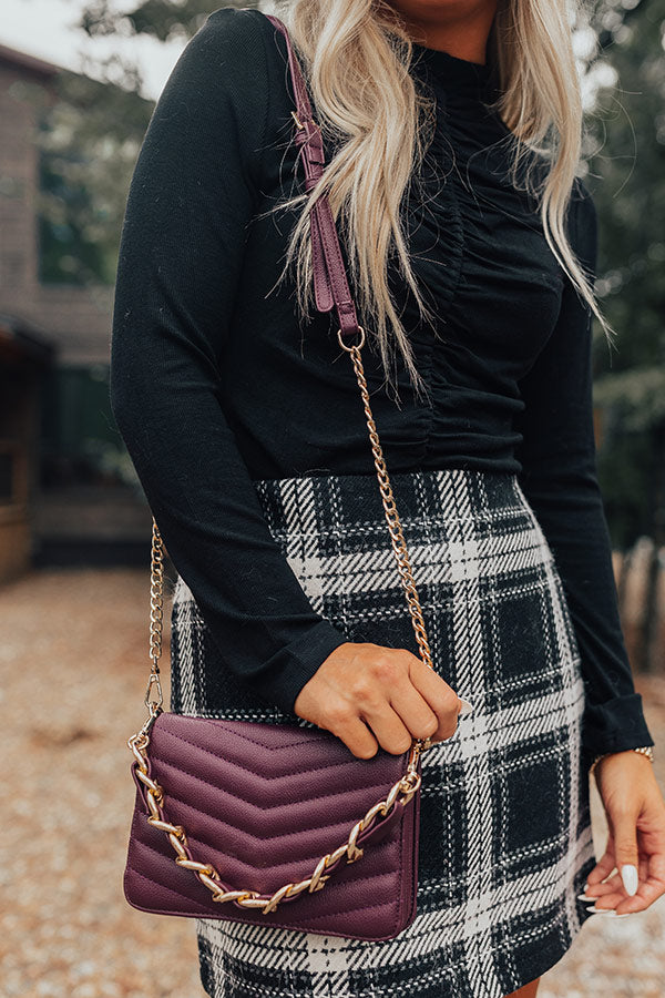 Ciao Darling Faux Leather Crossbody