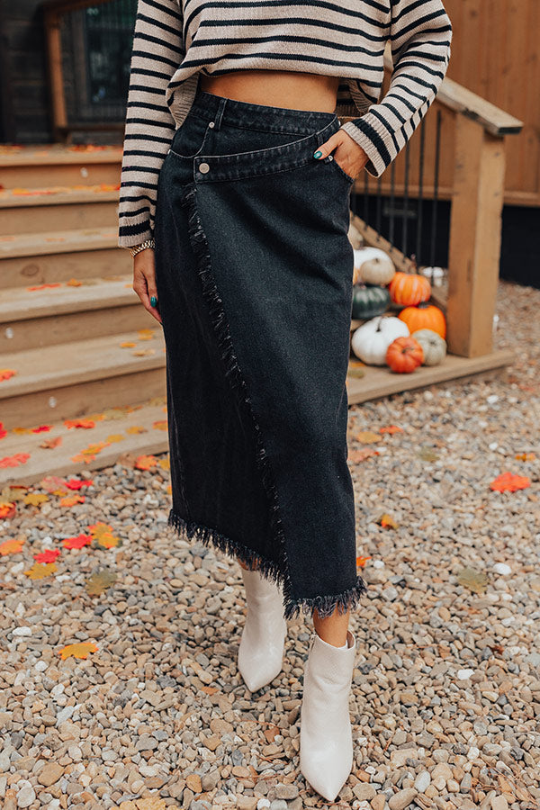 The Ashley Denim Skirt