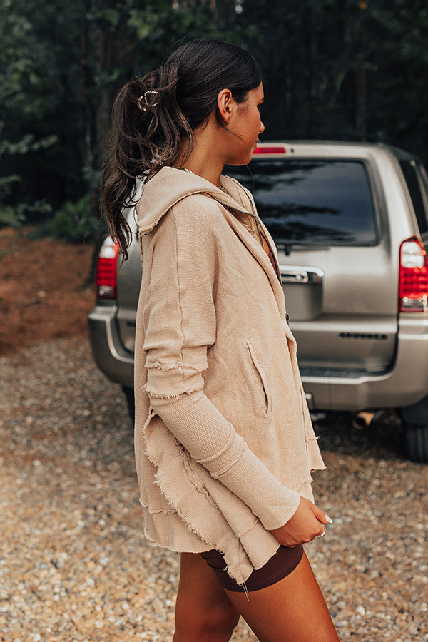 Forest Memories Oversized Sweater in Iced Latte