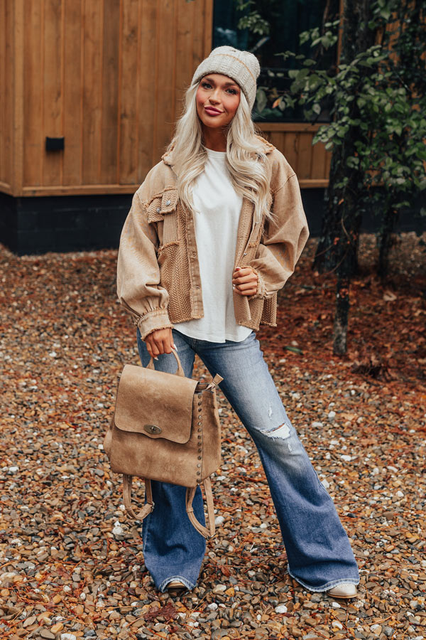 Fall Leaves Denim Jacket