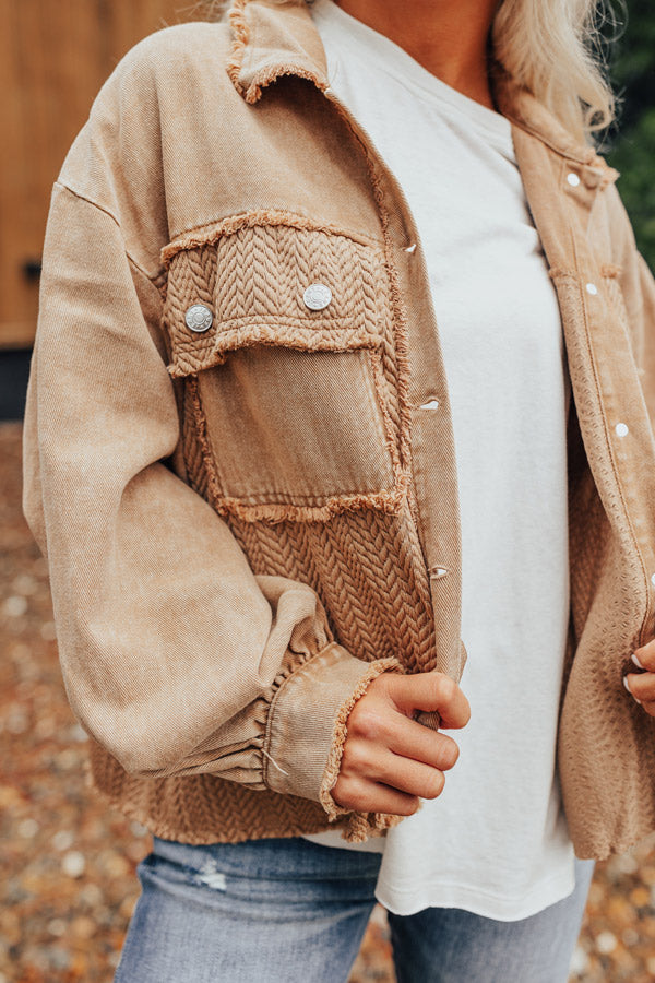 Fall Leaves Denim Jacket