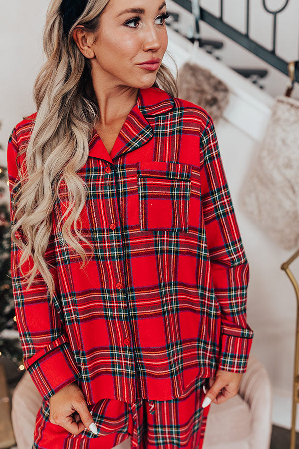 Soothing Siesta Flannel Pajama Top