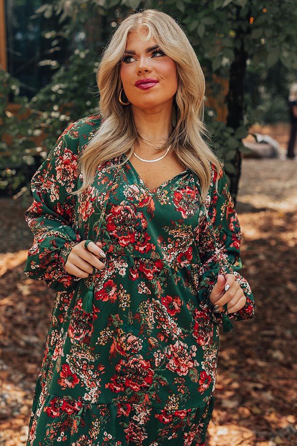 Sunday Slow Down Floral Midi Curves