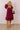 Sleek Sophistication Mini Dress In Dark Fuchsia Curves