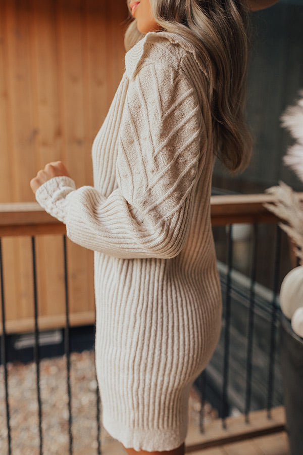 Cozy To The Touch Sweater Dress