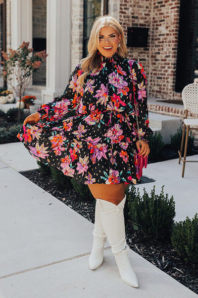 Modern floral clearance dress