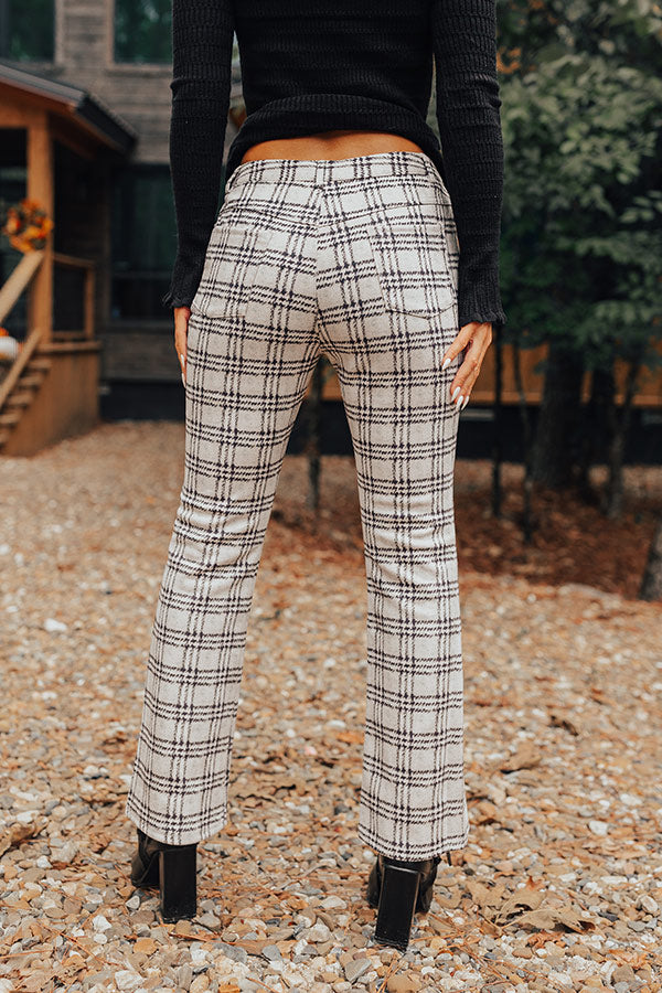 The Holtz High Waist Plaid Pants – Impressions Online Boutique