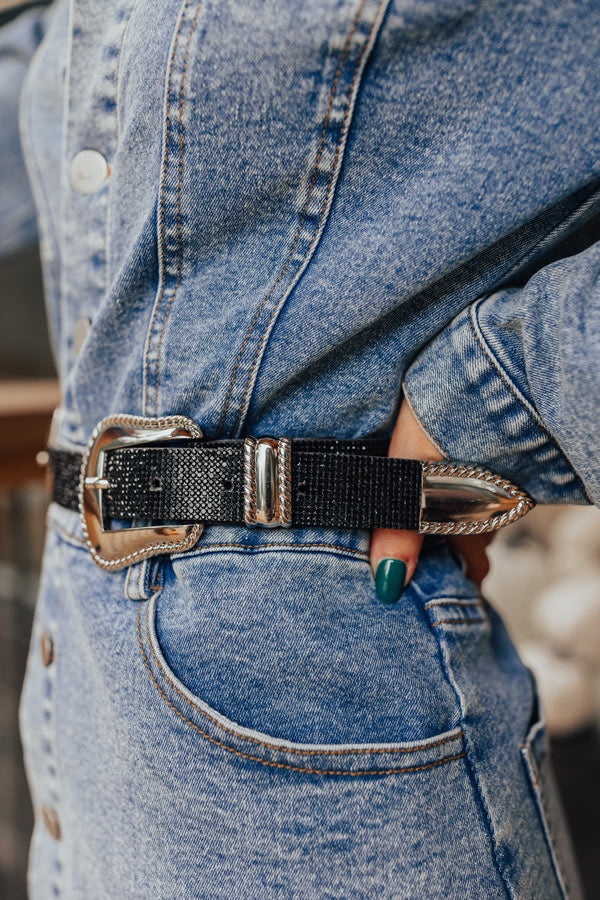 Rhinestone Belt