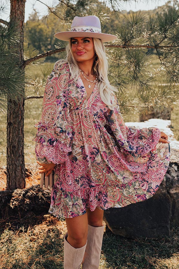 Luxe Lady Floral Babydoll Dress Luxe Lady Floral Babydoll Dress