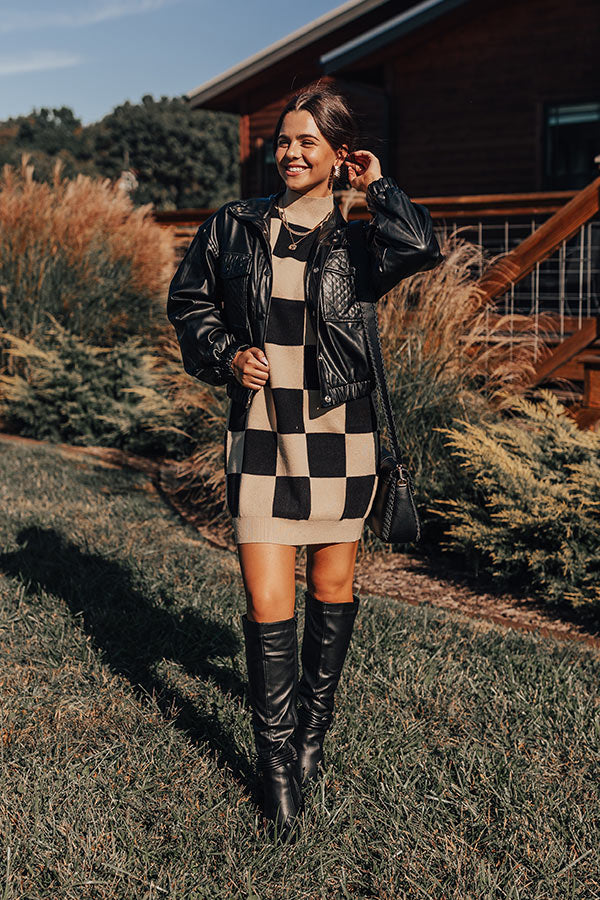 Maplewood Mornings Checkered Sweater Dress – Impressions Online Boutique Maplewood Mornings Checkered Sweater Dress – Impressions Online Boutique