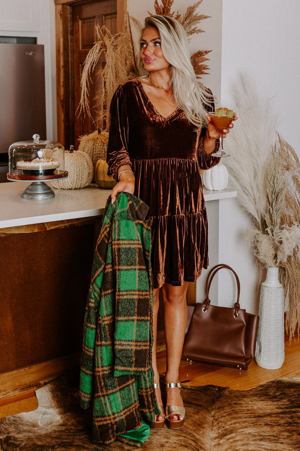 Cider Tasting Velvet Mini Dress Impressions Online Boutique Cider Tasting Velvet Mini Dress Impressions Online Boutique
