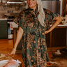 Song On Repeat Floral Shift Dress in Forest Image - 1