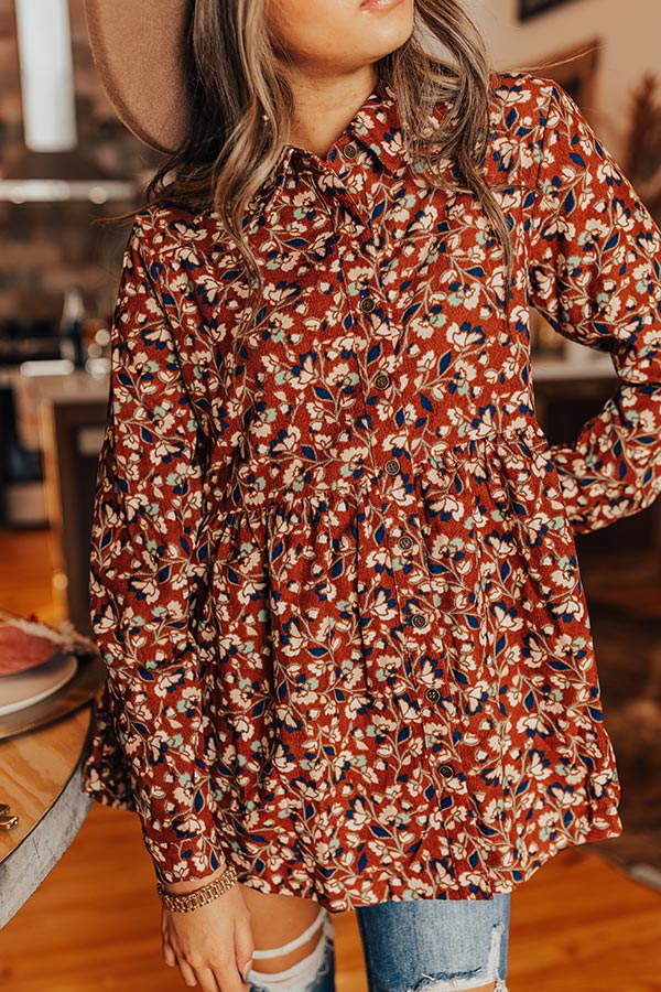 Dare To Dream Floral Button Up