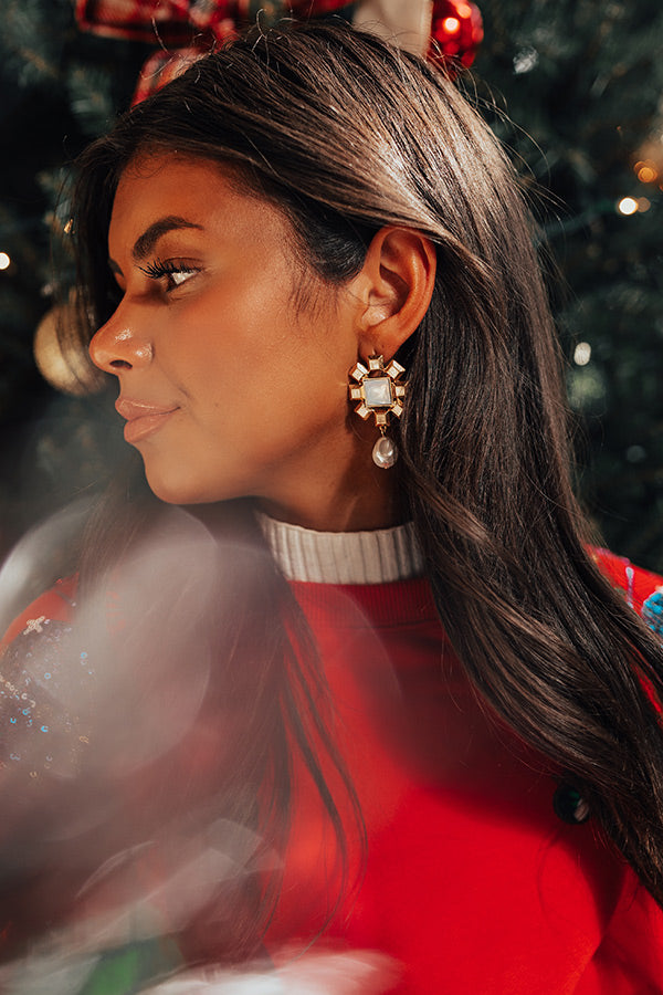 Haute Harmony Earrings In White