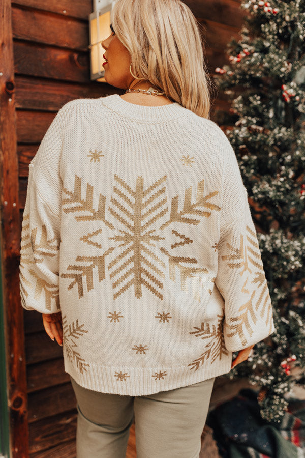 Cream on sale christmas sweater