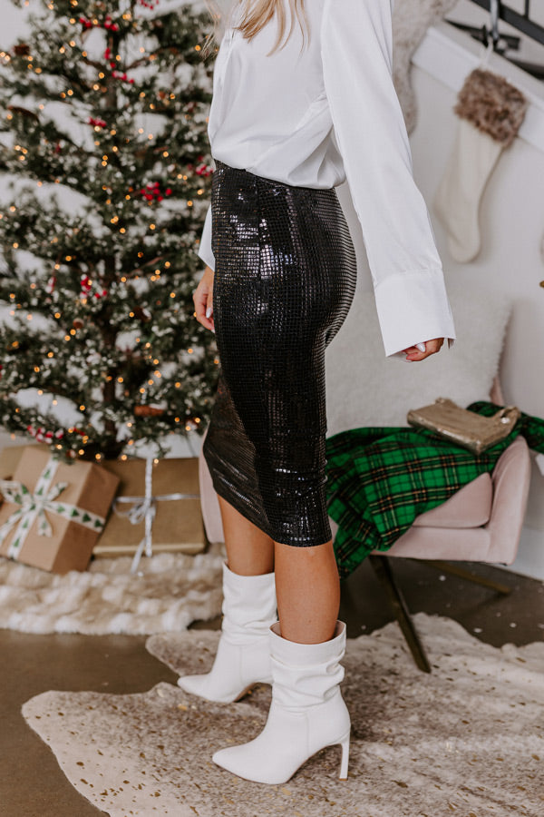 Modern Marvel Sequin Skirt