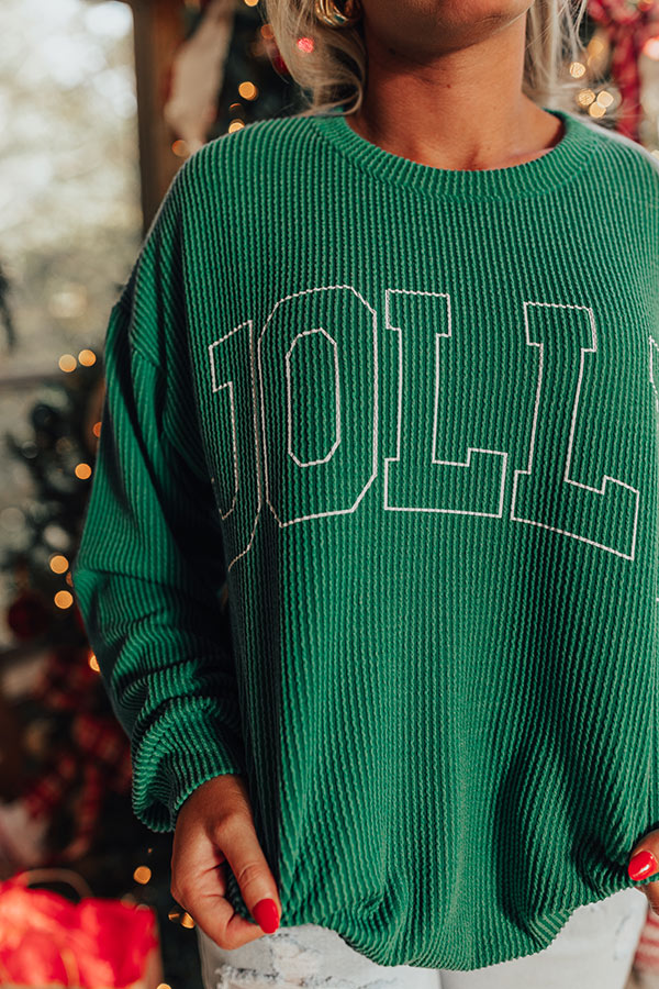Jolly Graphic Tee In Green