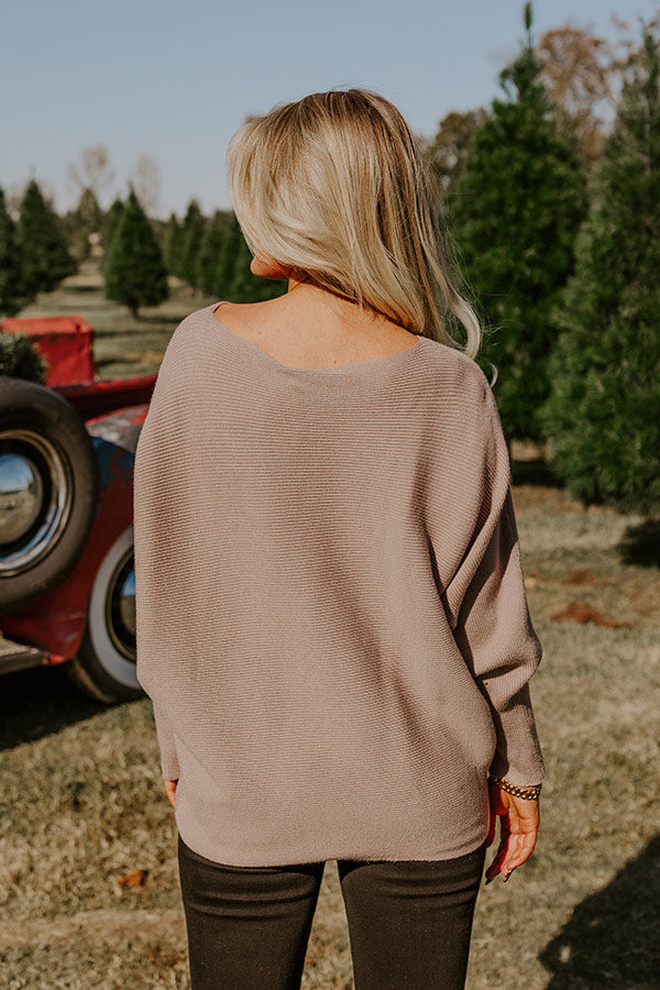 Caffeine Crush Top In Taupe