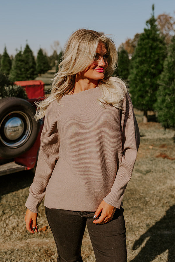 Caffeine Crush Top In Taupe