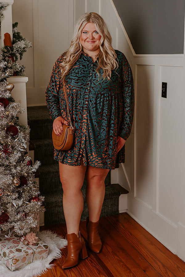 Roman Holiday Velvet Burnout Shift Dress Curves Roman Holiday Velvet Burnout Shift Dress Curves