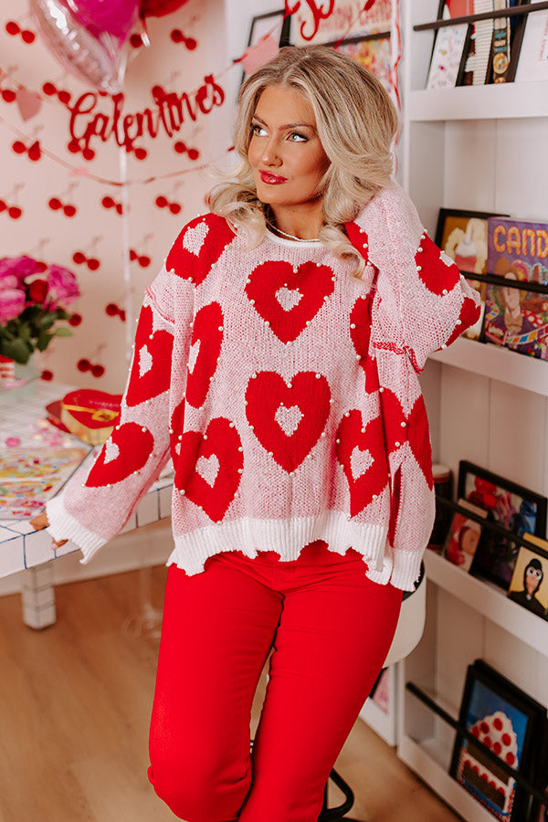 Wrapped In Love Embellished Sweater