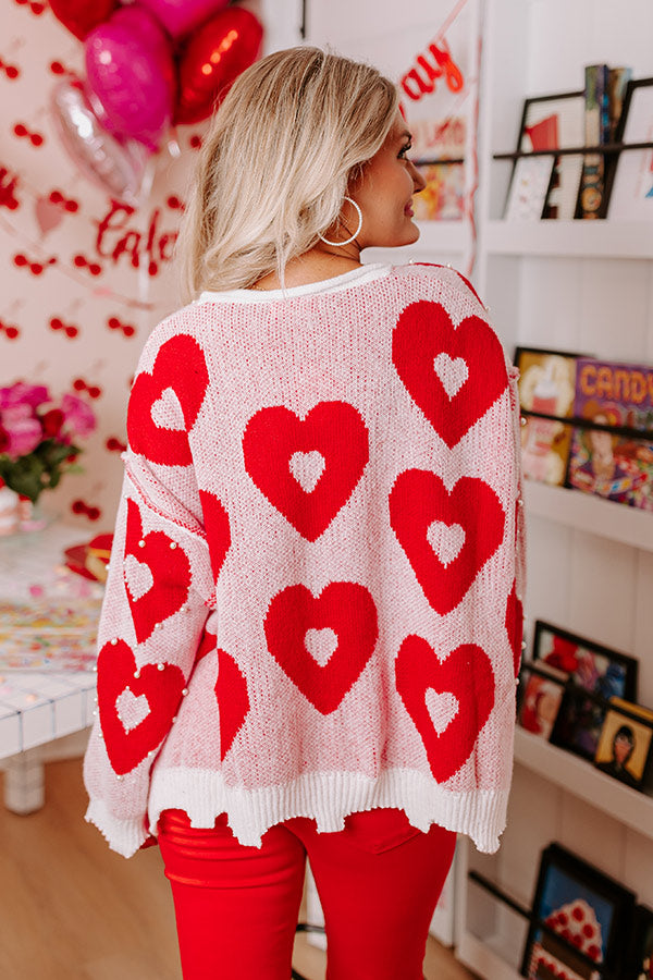 Wrapped In Love Embellished Sweater