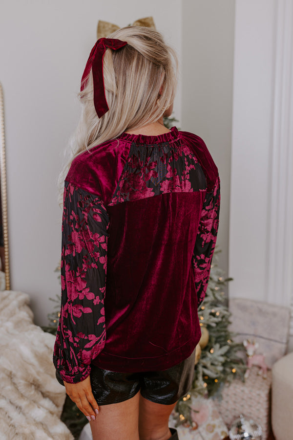 Style Watch Velvet Top