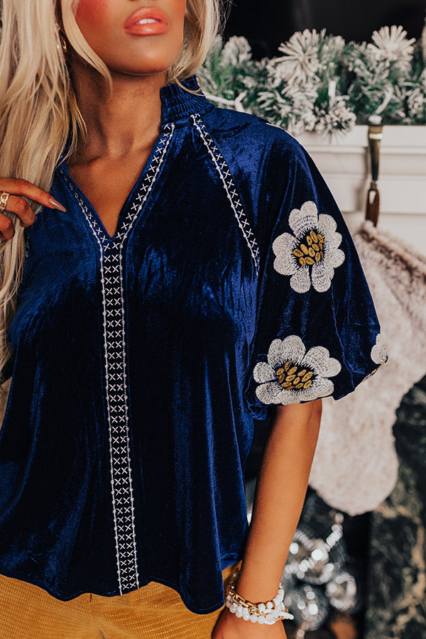 Pursuit Of Happiness Velvet Top