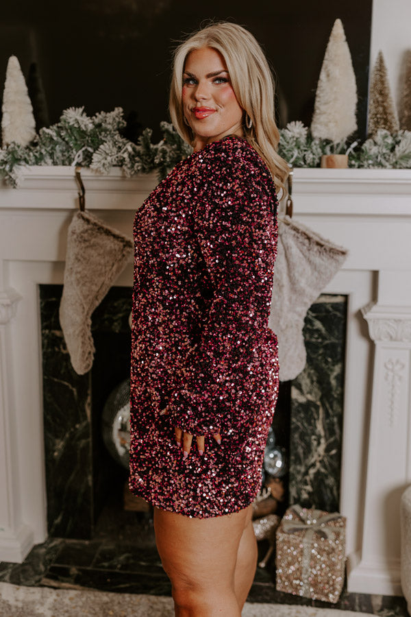 Fizzy Feels Sequin Mini Dress Curves Fizzy Feels Sequin Mini Dress Curves