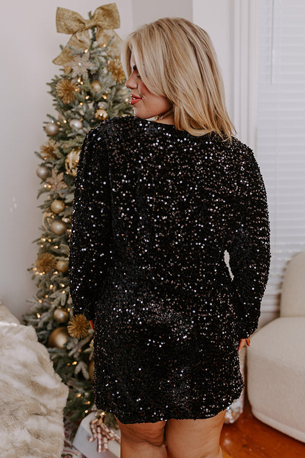 Girls Night Out Sequin Mini Dress in Black Curves Impressions Online Boutique Girls Night Out Sequin Mini Dress in Black Curves Impressions Online Boutique