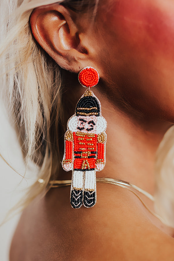 The Nutcracker March Beaded Earrings