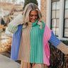 Whistling Woods Colorblock Knit Sweater Image - 1