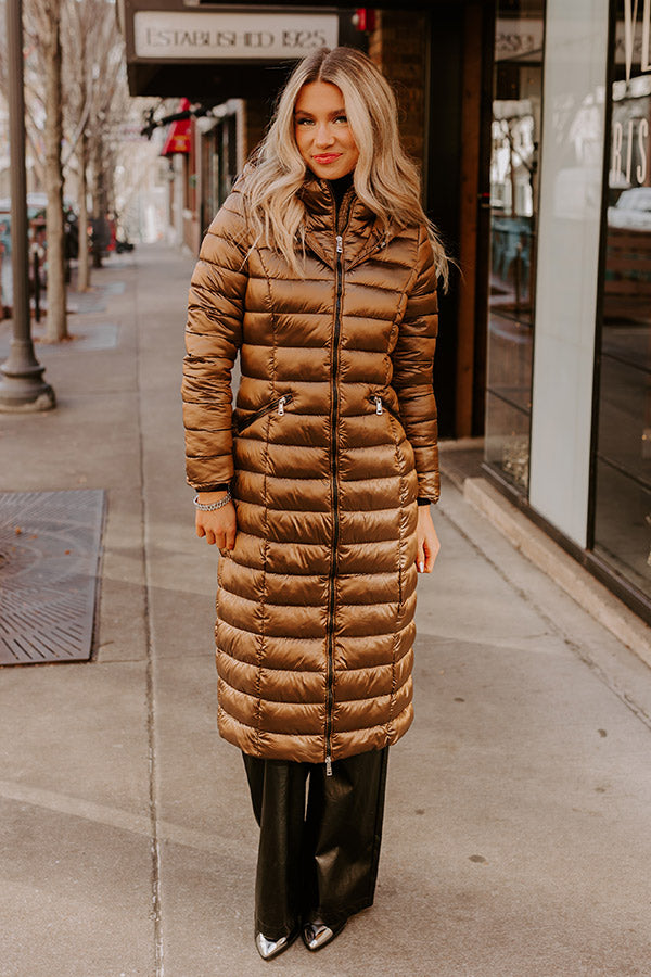 Winding Roads Puffer Coat