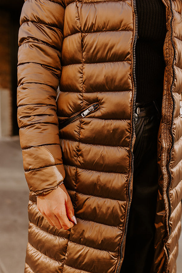 Winding Roads Puffer Coat