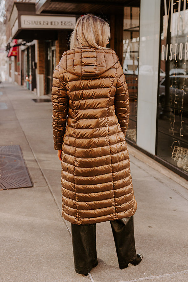 Winding Roads Puffer Coat