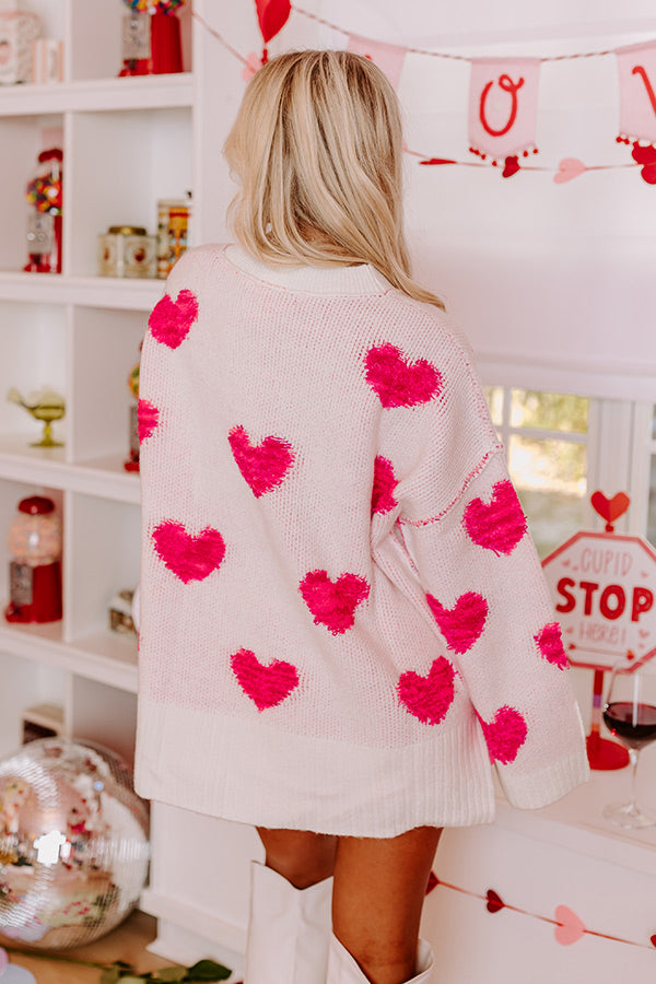 Sweethearts Embroidered Knit Sweater