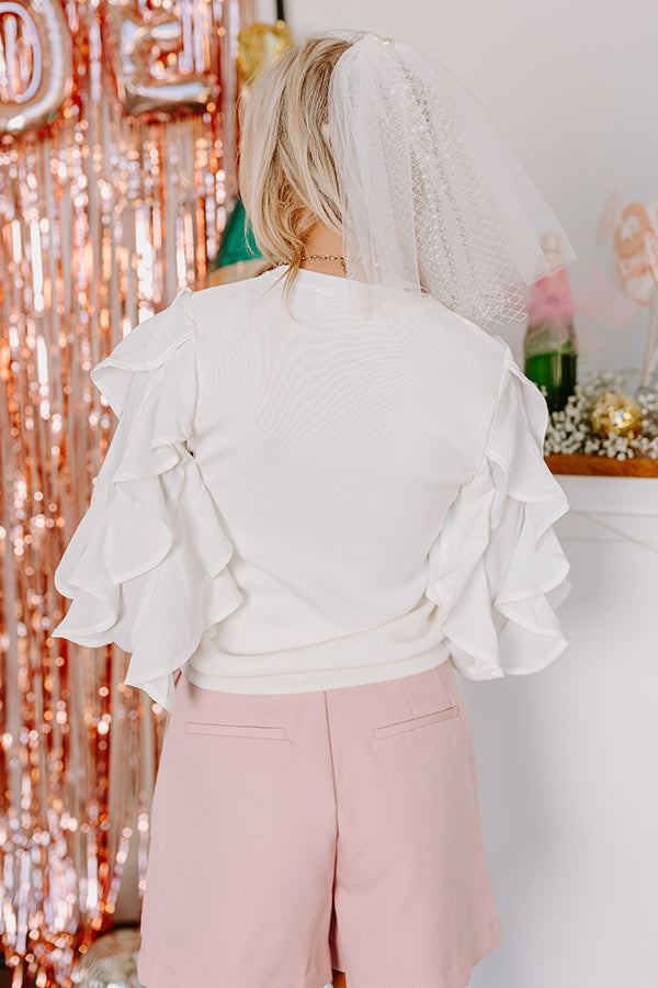 Pretty Posh Ruffle Top