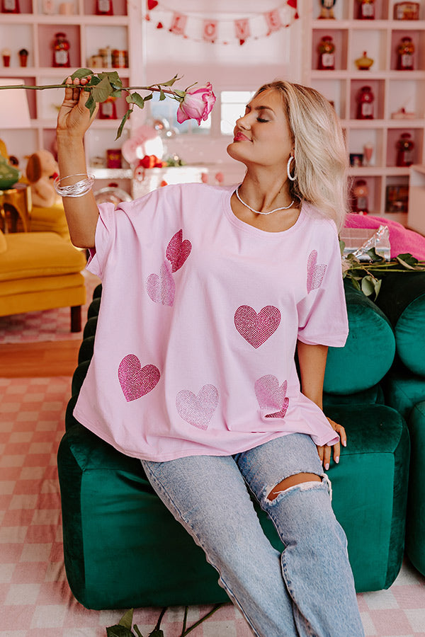 Sweethearts Oversized Embellished Tee