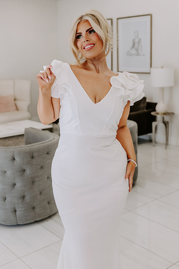 The Lindsey Ruffle Maxi Dress Curves – Impressions Online Boutique The Lindsey Ruffle Maxi Dress Curves – Impressions Online Boutique
