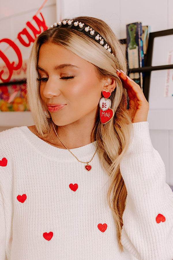 Be Mine Beaded Earrings