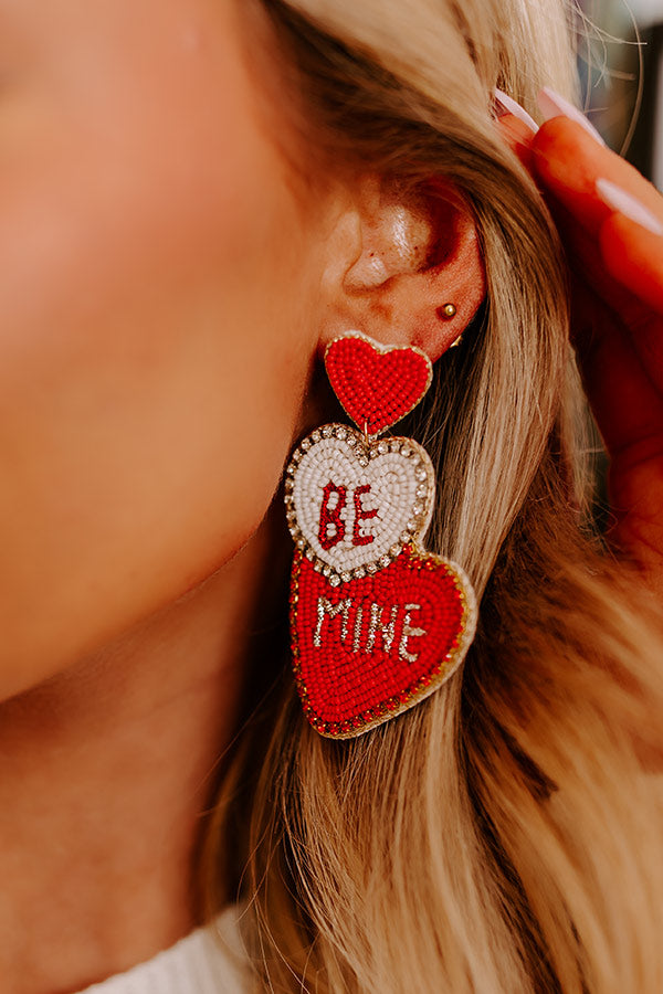 Be Mine Beaded Earrings