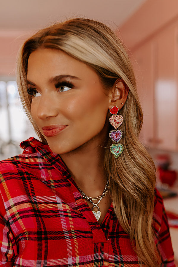 Sweethearts Beaded Earrings