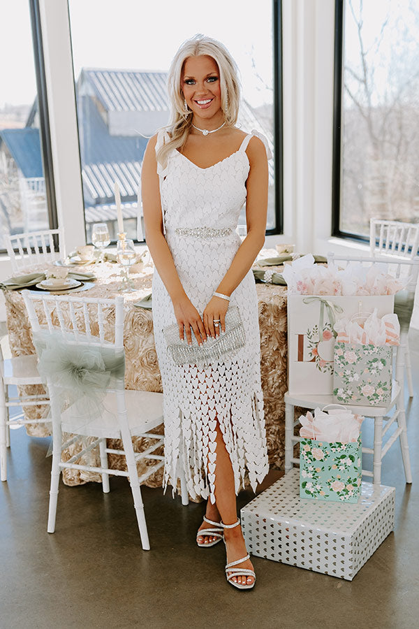 Feel The Love Crochet Midi S / White Feel The Love Crochet Midi S / White