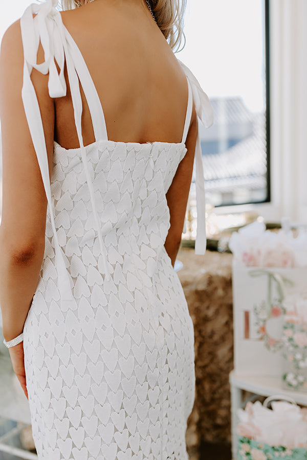 Feel The Love Crochet Midi S / White Feel The Love Crochet Midi S / White
