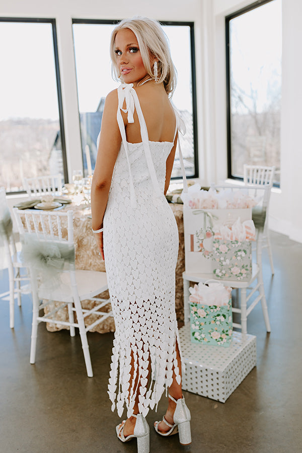 Feel The Love Crochet Midi S / White Feel The Love Crochet Midi S / White